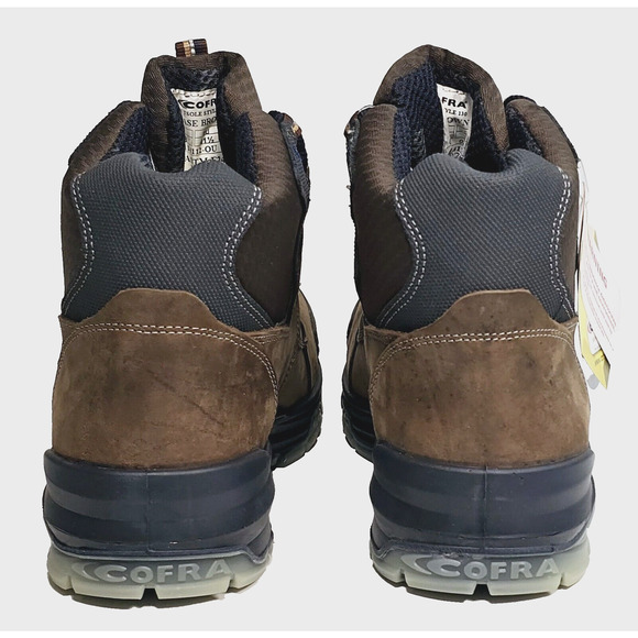 COFRA the Italian Brand Men's Size 8W Waterproof Chase Brown EH PR Work Boots - Picture 10 of 16